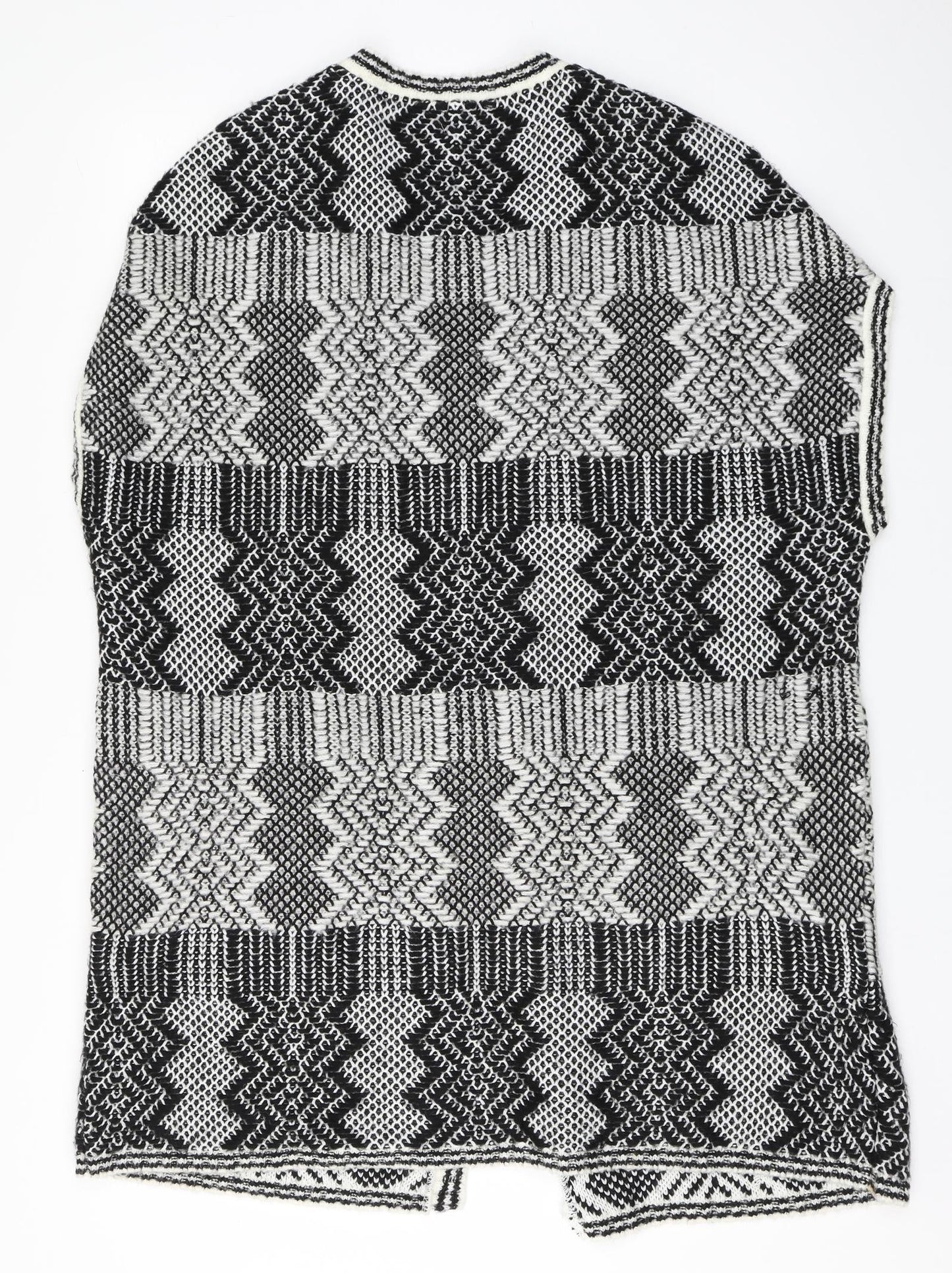 Womens UK Size S ASOS Black Cardigan Jumper