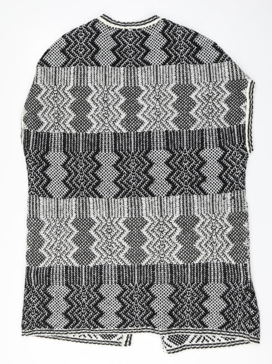 Womens UK Size S ASOS Black Cardigan Jumper