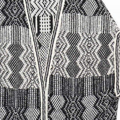 Womens UK Size S ASOS Black Cardigan Jumper