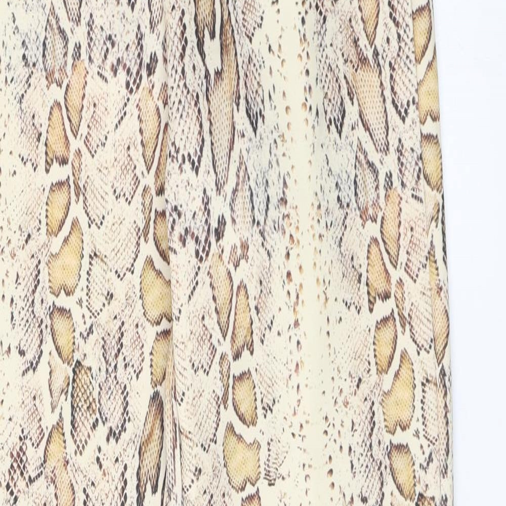 Womens UK Size 10 Weekday Regular Fit  Beige Trousers