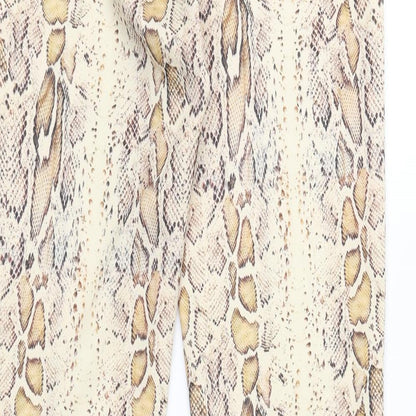 Womens UK Size 10 Weekday Regular Fit  Beige Trousers