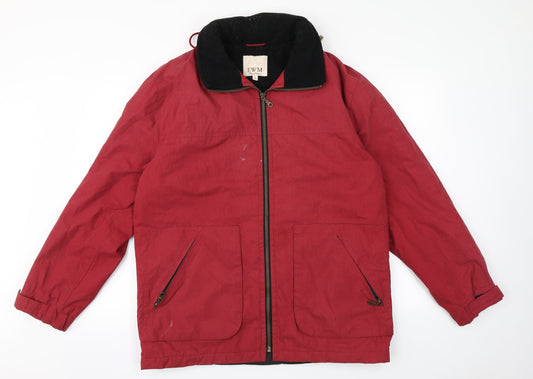 Womens UK Size S EWM Red Overcoat