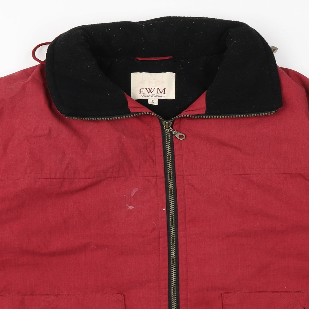 Womens UK Size S EWM Red Overcoat