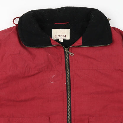Womens UK Size S EWM Red Overcoat