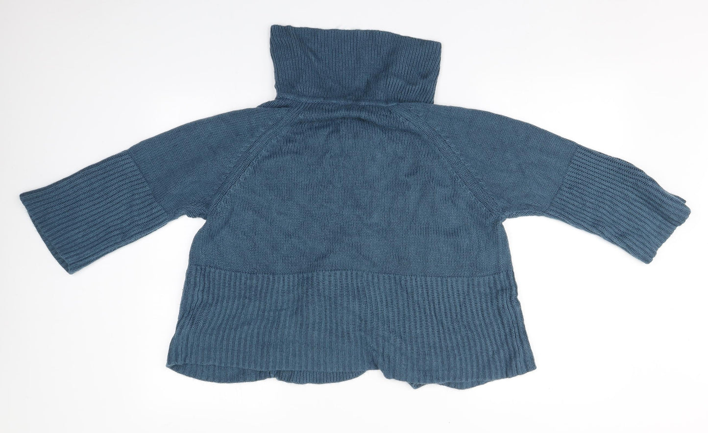 Womens UK Size M Preworn Blue Cardigan Jumper