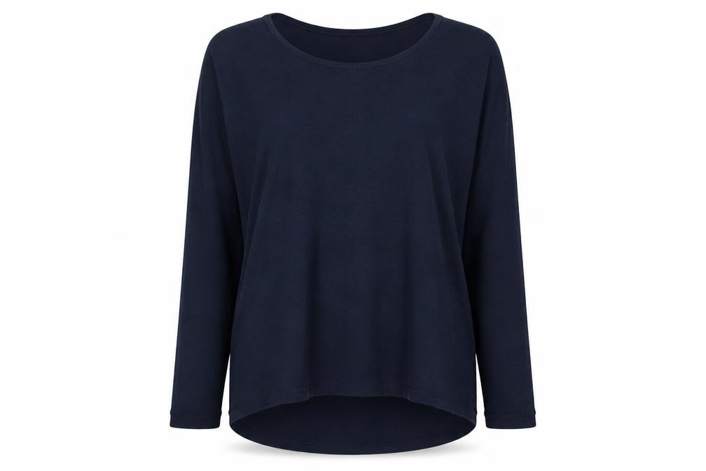 Womens UK Size L H&M Blue Basic T-Shirt