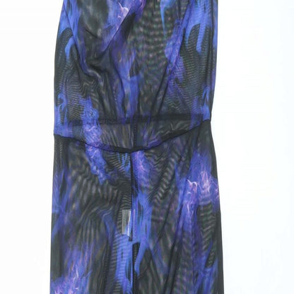 I SAW IT FIRST Womens Black  Polyester Jumpsuit One-Piece Size 10