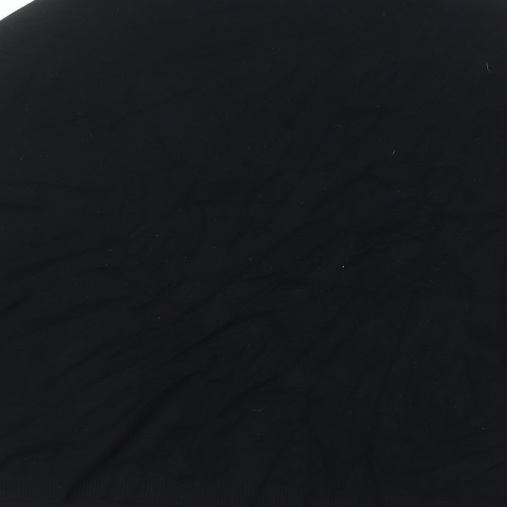 Womens UK Size S M&V Black Pullover Jumper