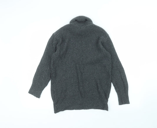 Primark Womens Black Round Neck  Nylon Pullover Jumper Size XS