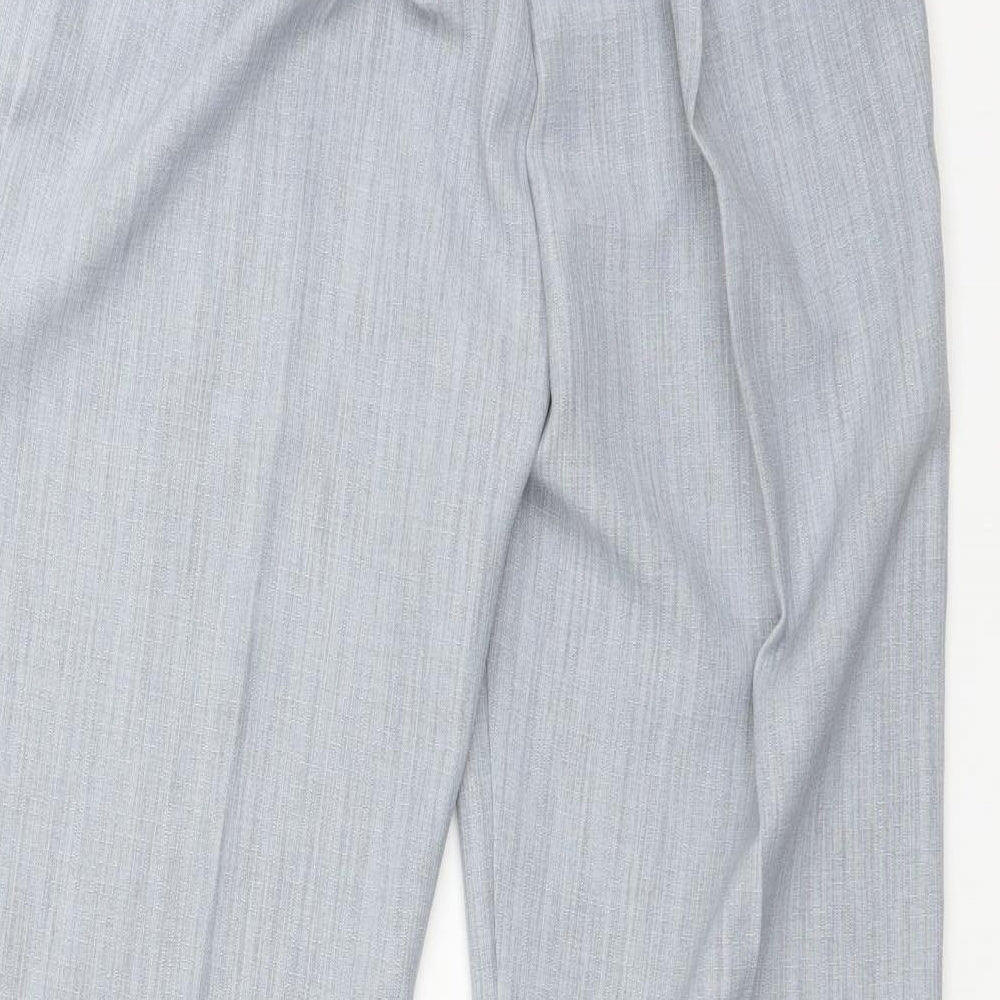 Womens UK Size 14 Preworn Regular Fit  Grey Trousers