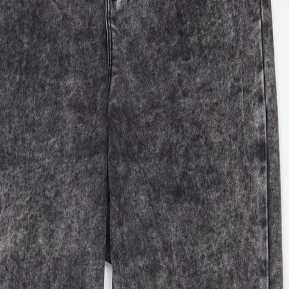 DENIM CO Womens Black  Cotton Skinny Jeans Size 14 L26 in Regular