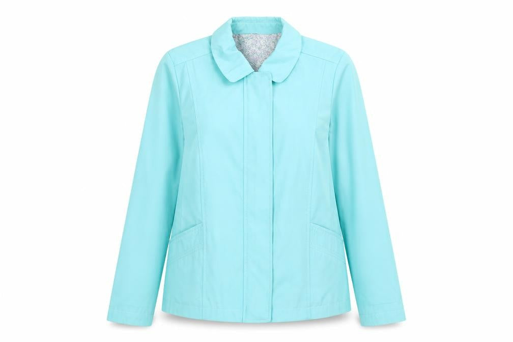 Womens UK Size XS BM Blue Overcoat