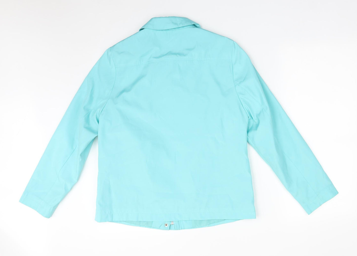 Womens UK Size XS BM Blue Overcoat