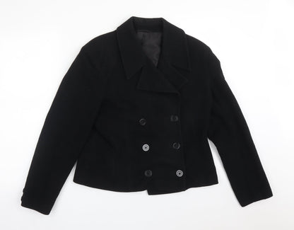 Womens UK Size 14 Preworn Regular Black Suit Jacket