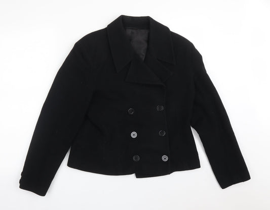 Womens UK Size 14 Preworn Regular Black Suit Jacket