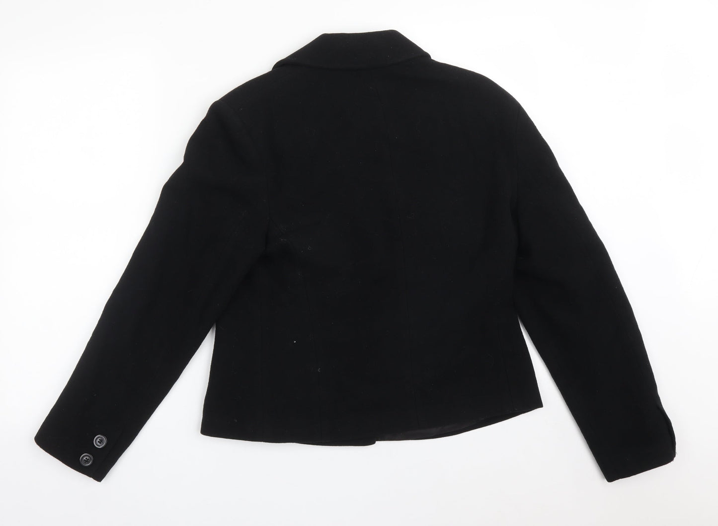Womens UK Size 14 Preworn Regular Black Suit Jacket