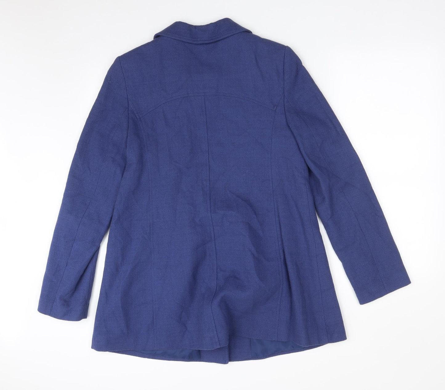 George Womens Blue   Overcoat Coat Size 12