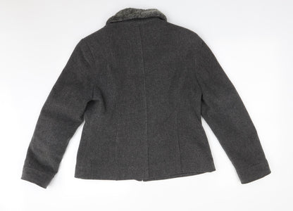 Womens UK Size 14 Dorothy Perkins Grey Jacket