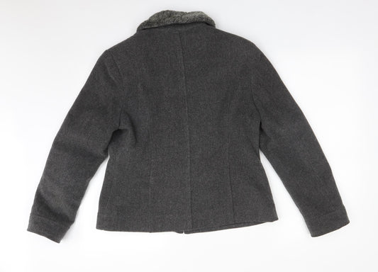 Womens UK Size 14 Dorothy Perkins Grey Jacket