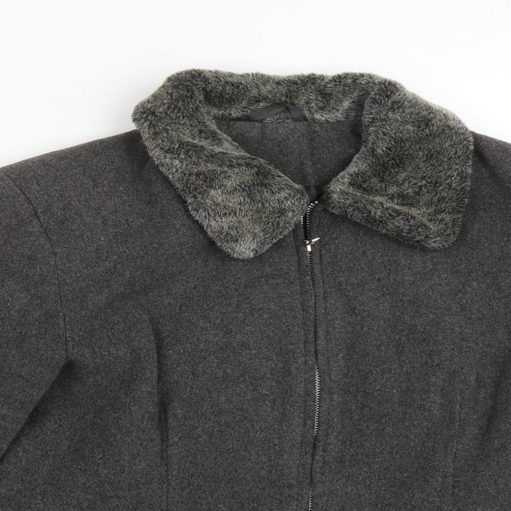 Womens UK Size 14 Dorothy Perkins Grey Jacket