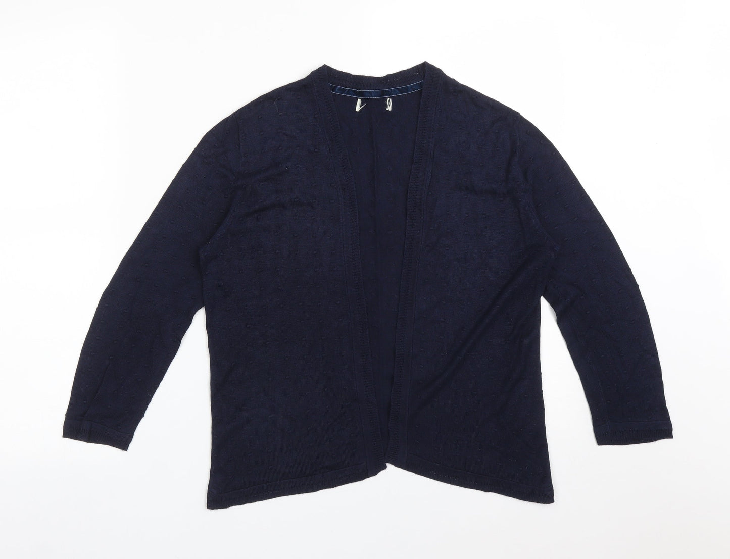 Womens UK Size 14 Matalan Blue Cardigan Jumper