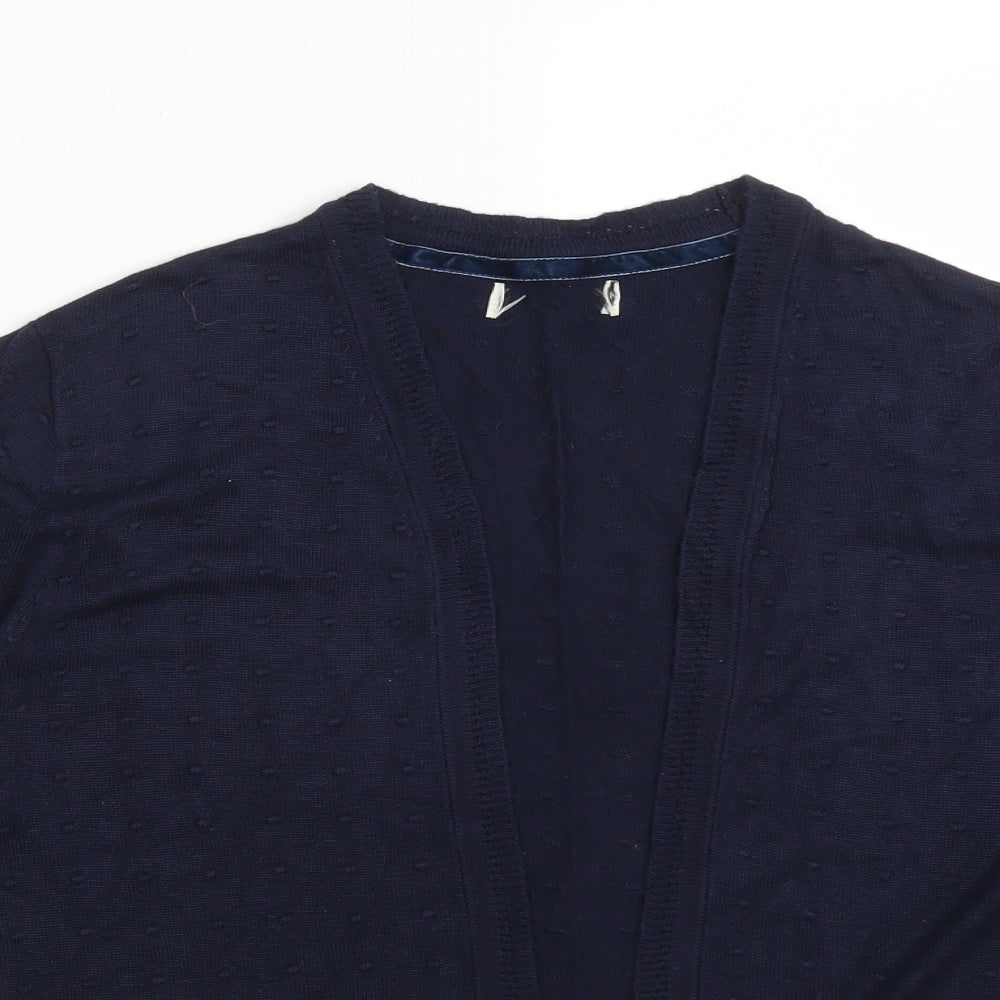 Womens UK Size 14 Matalan Blue Cardigan Jumper