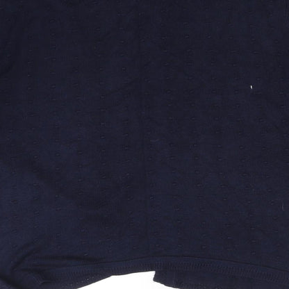 Womens UK Size 14 Matalan Blue Cardigan Jumper
