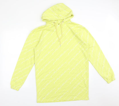 PRETTYLITTLETHING Womens Yellow  Cotton Pullover Sweatshirt Size 6   - Pretty Little Thing