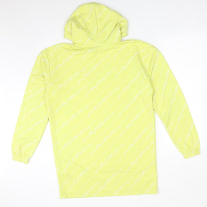 PRETTYLITTLETHING Womens Yellow  Cotton Pullover Sweatshirt Size 6   - Pretty Little Thing