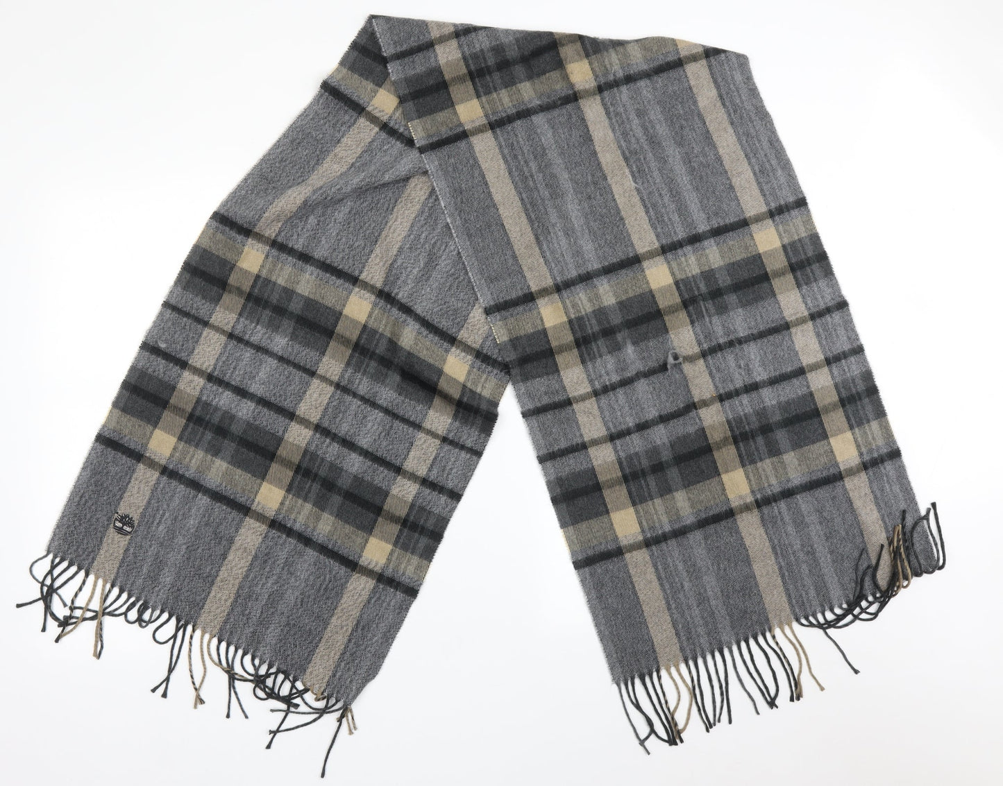 Preworn Womens Multicoloured Check Acrylic  Scarf