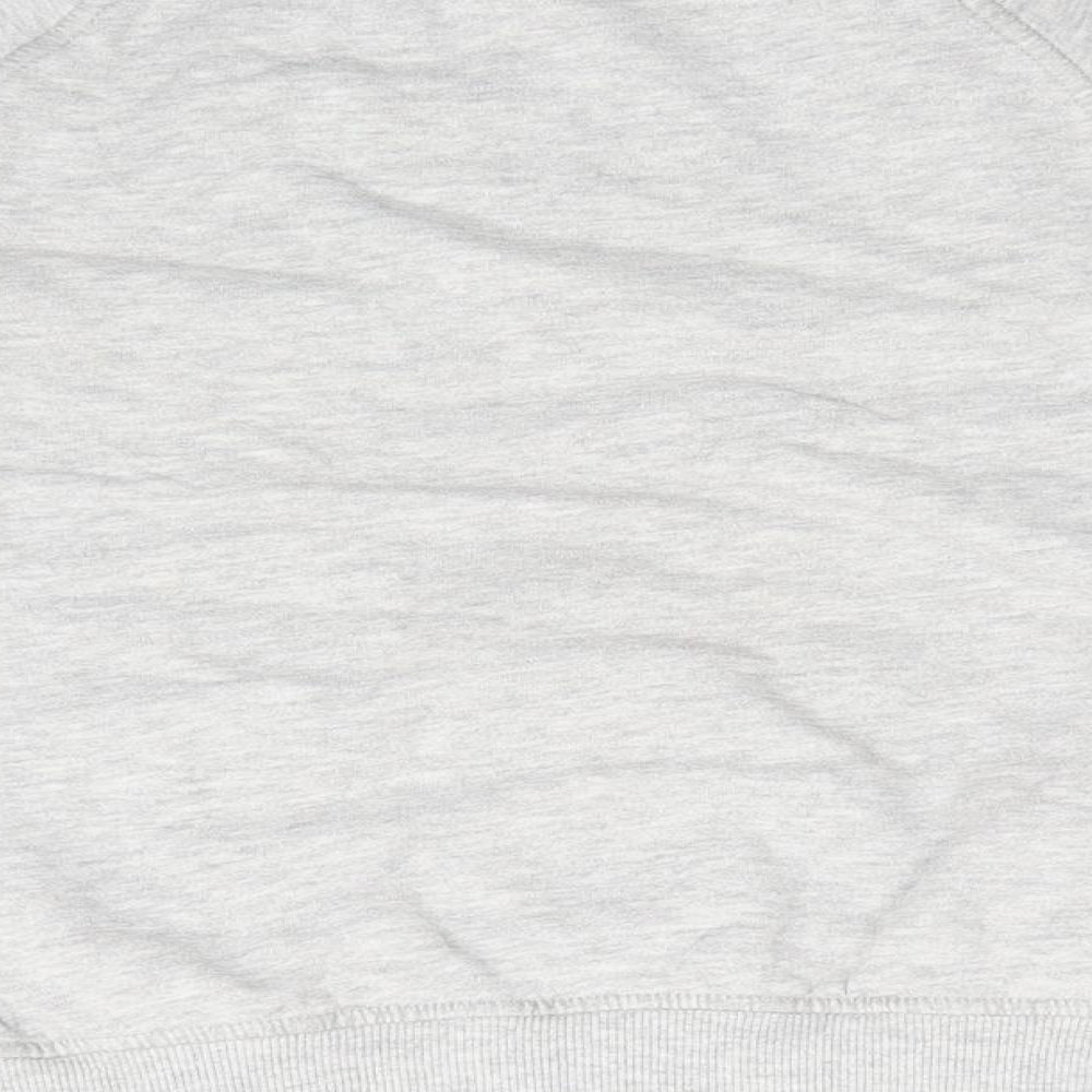 NEXT Girls Grey  Cotton Pullover Sweatshirt Size 10 Years   - Love