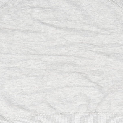NEXT Girls Grey  Cotton Pullover Sweatshirt Size 10 Years   - Love