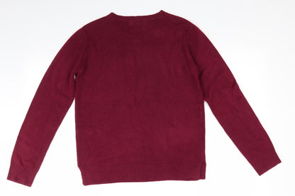 Womens UK Size 10 Marks and Spencer Brown Pullover Jumper