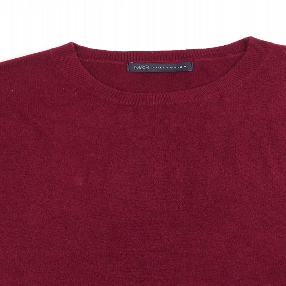 Womens UK Size 10 Marks and Spencer Brown Pullover Jumper