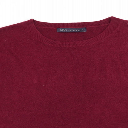 Womens UK Size 10 Marks and Spencer Brown Pullover Jumper