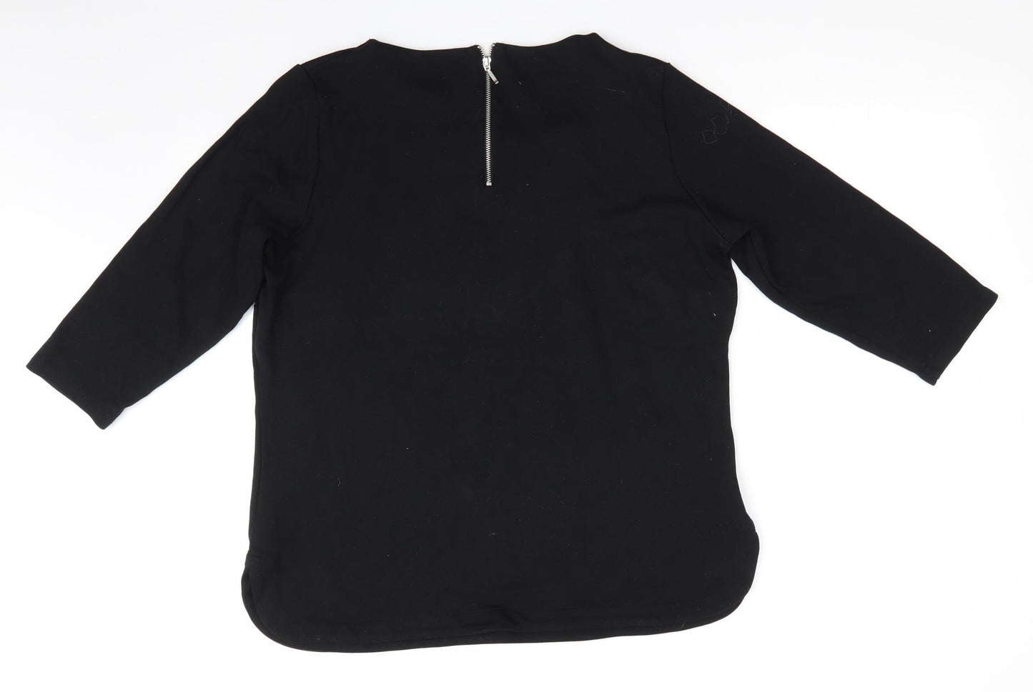 Womens UK Size  Marks and Spencer Black Tunic Blouse