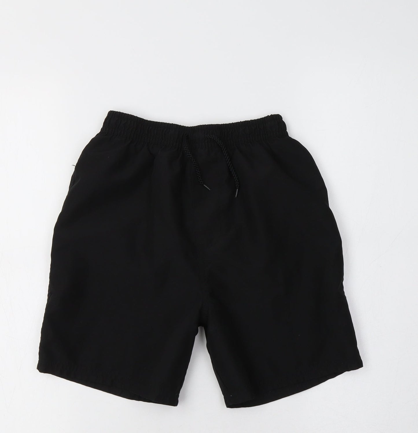 George Boys Black  Polyester Sweat Shorts Size 9-10 Years  Regular