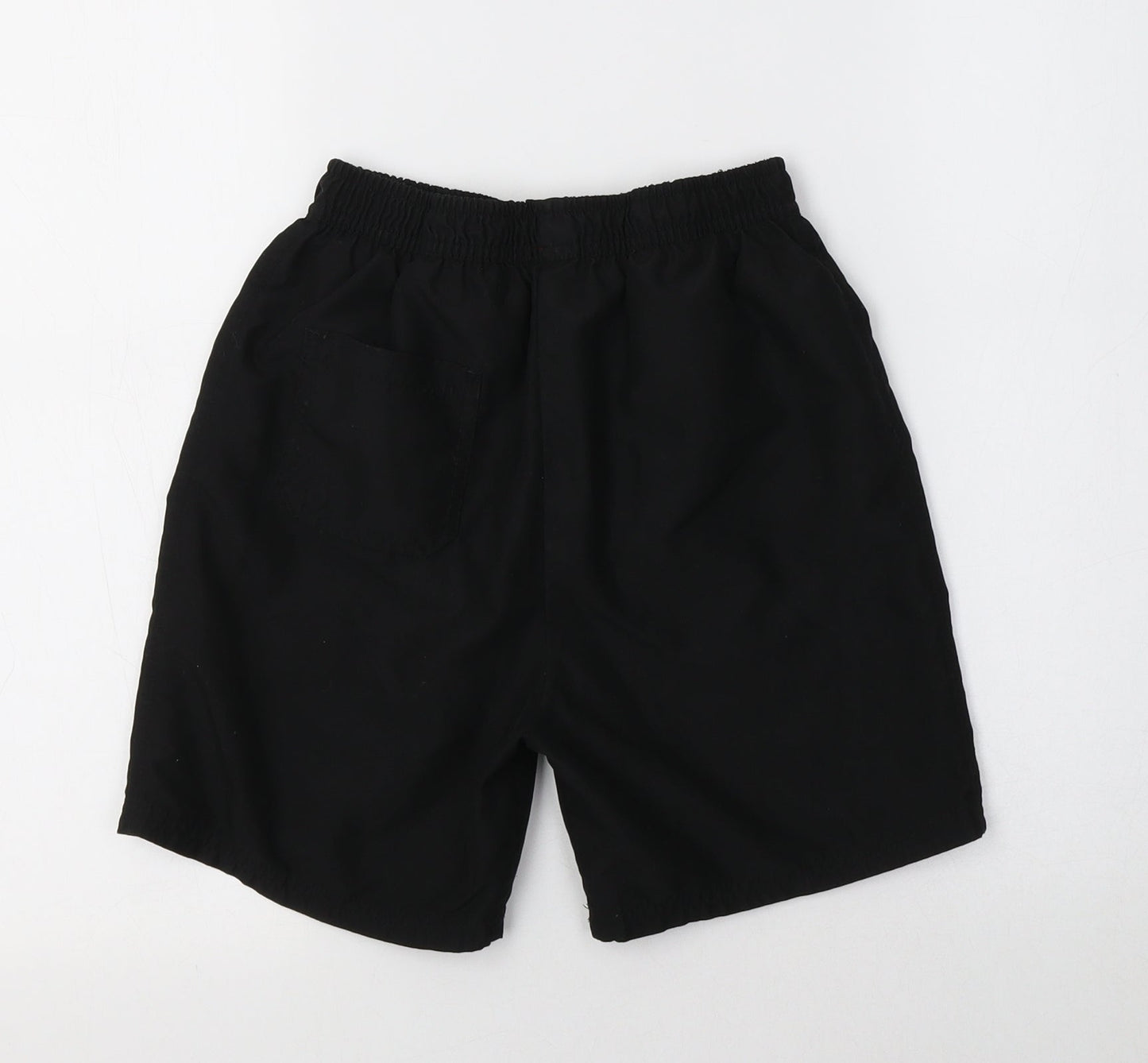 George Boys Black  Polyester Sweat Shorts Size 9-10 Years  Regular