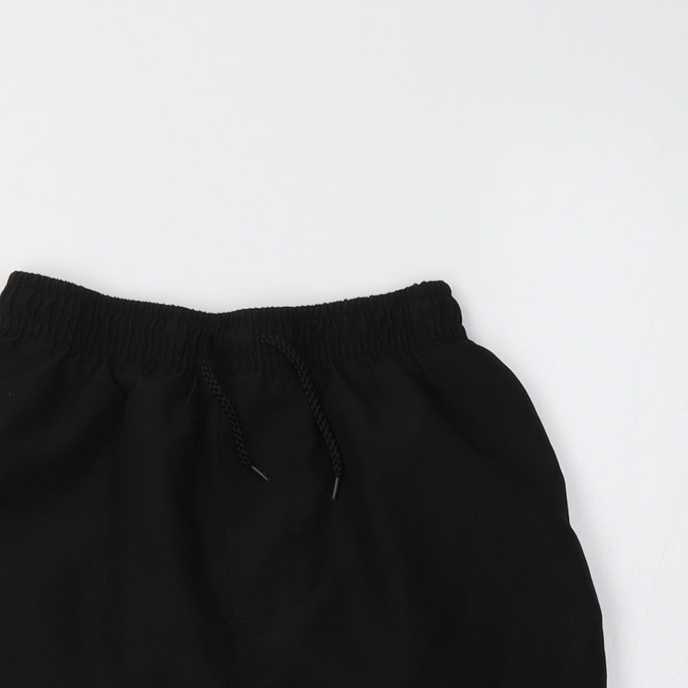 George Boys Black  Polyester Sweat Shorts Size 9-10 Years  Regular