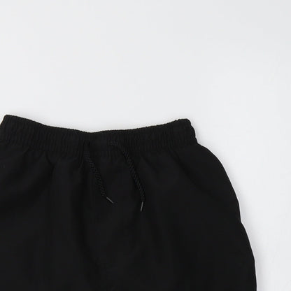George Boys Black  Polyester Sweat Shorts Size 9-10 Years  Regular