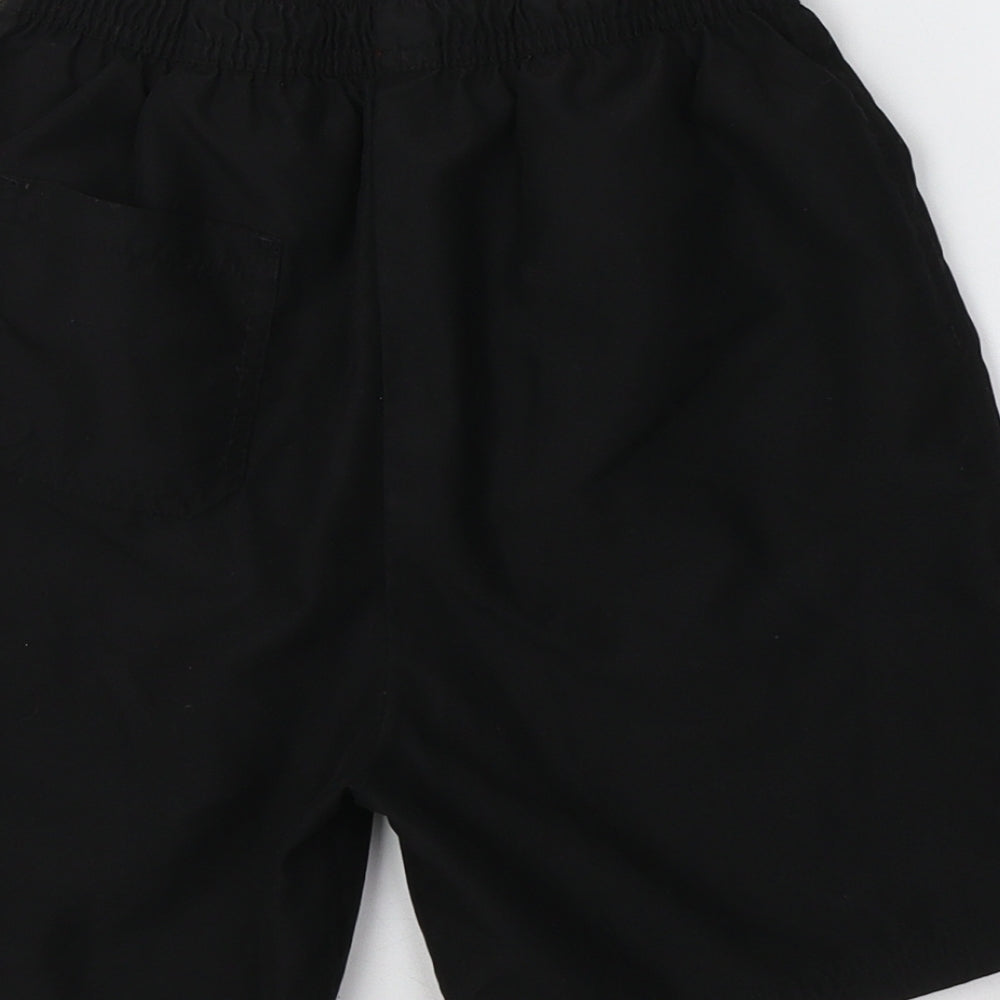 George Boys Black  Polyester Sweat Shorts Size 9-10 Years  Regular