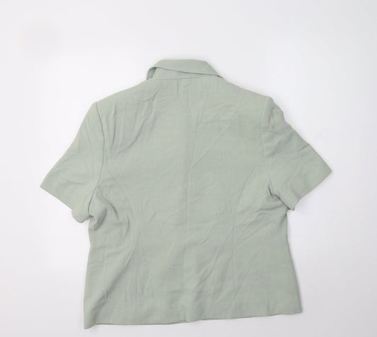 Womens UK Size 18 M&S Green Jacket