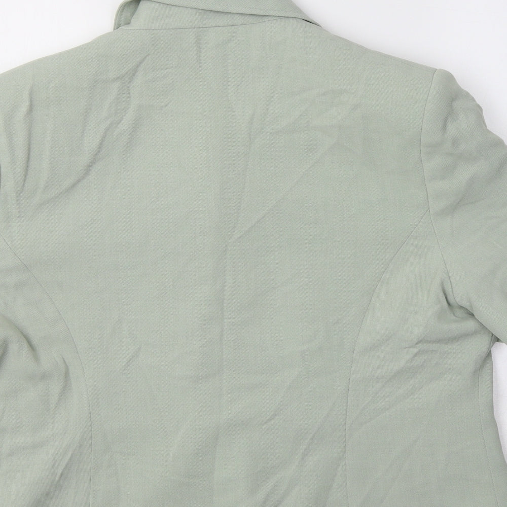Womens UK Size 18 M&S Green Jacket