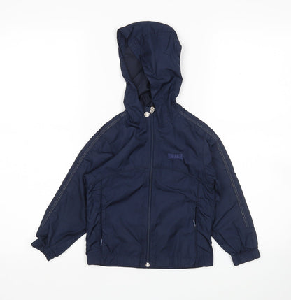 Lonsdale Boys Blue   Windbreaker Jacket Size 3-4 Years