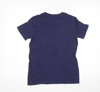MLS Boys Blue   Basic T-Shirt Size 11 Years Round Neck  - Chicago Fire