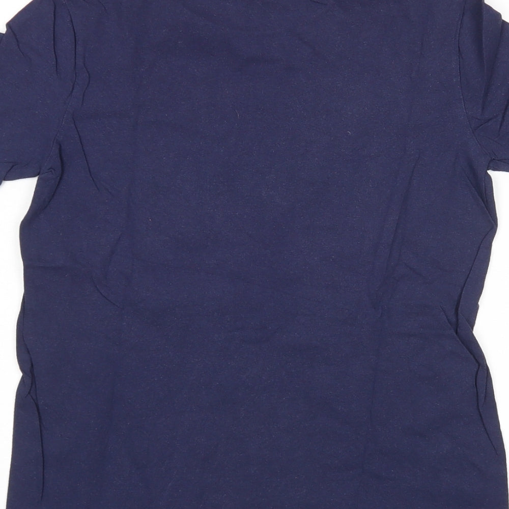 MLS Boys Blue   Basic T-Shirt Size 11 Years Round Neck  - Chicago Fire