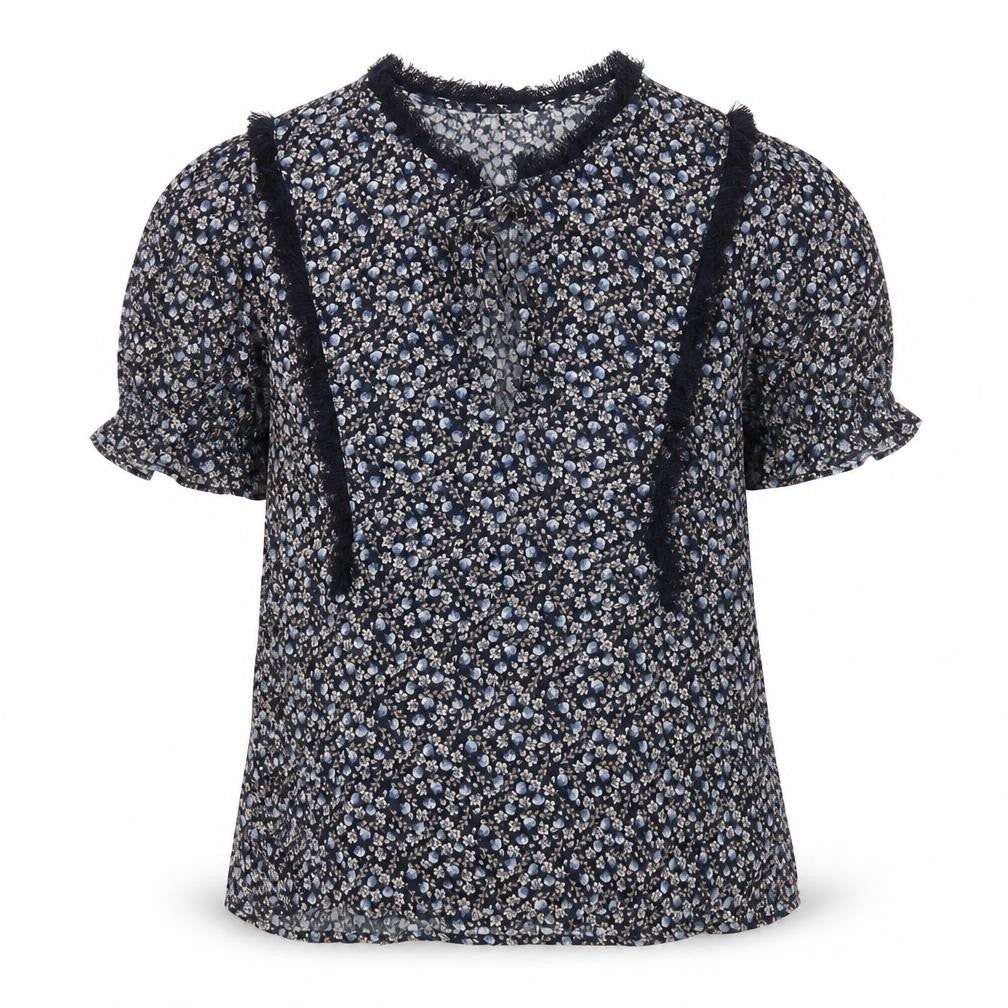 Womens UK Size 10 H&M Blue Basic Blouse