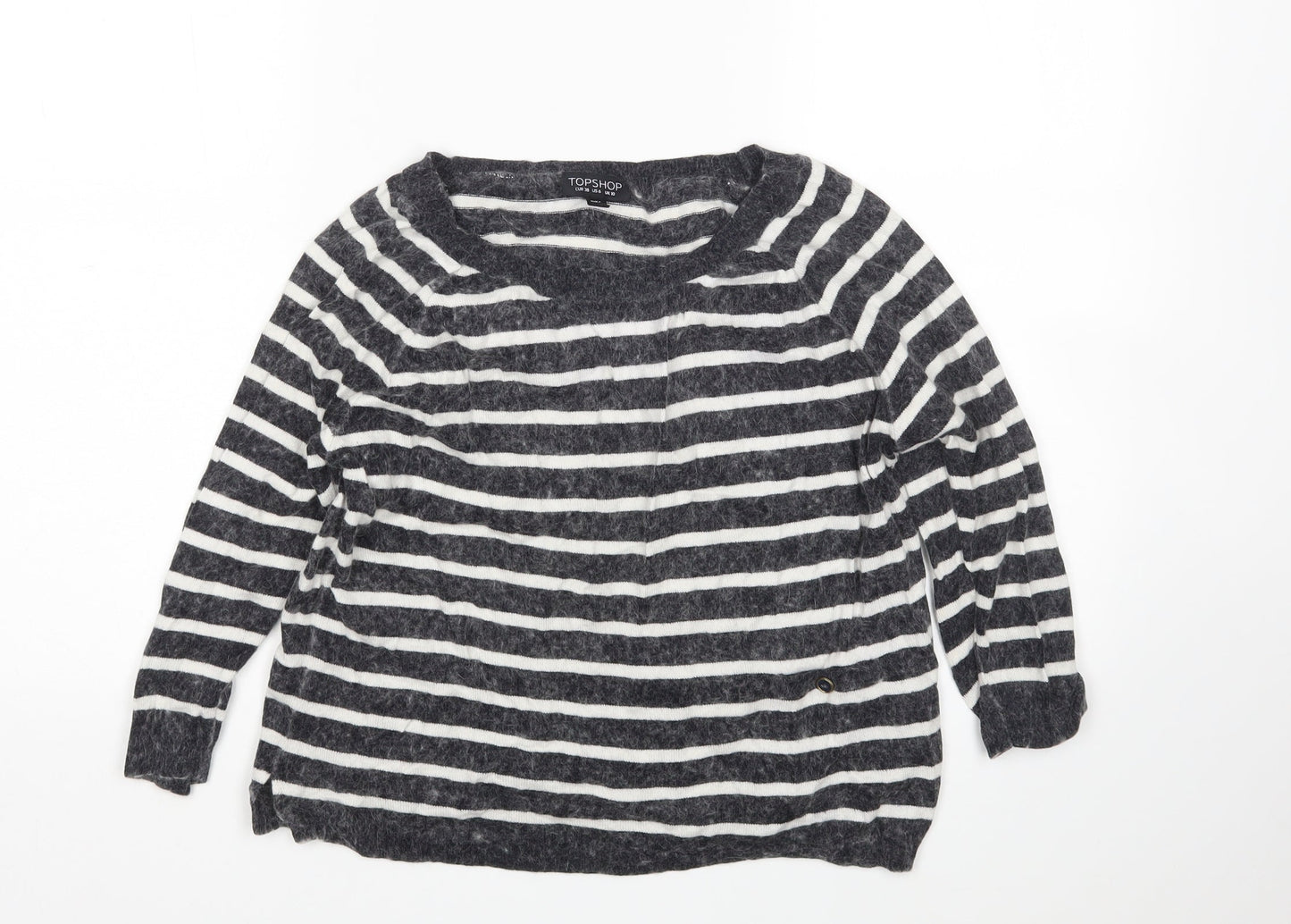 Womens UK Size 10 Topshop Multicoloured Pullover Jumper