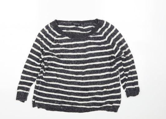 Womens UK Size 10 Topshop Multicoloured Pullover Jumper