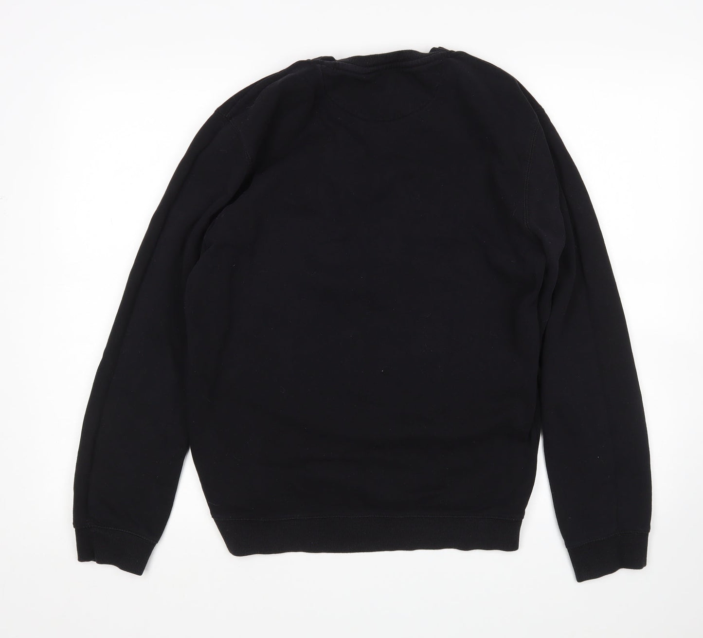 Mens UK Size S Matalan Black Pullover Sweatshirt